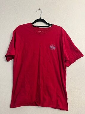 Volcom Red Short Sleeve Logo Tee